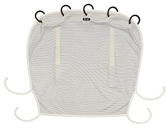Dooky Sunshade for Baby Car Seat/ Pram/ Stroller/ Pushchair, Universal Fit, Protects from Sun, Wind and Light Rain, UPF 50+ UV Protection, Easy to Install and Wash, Linea