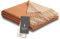 biederlack® samt weiche Kuschel-Decke Wool-Mix Orange-Sand I aus Wolle und Kaschmir I Öko-Tex Zertifiziert I Plaid in 130x170 cm | ideal geeignet als Sofa-Decke | Wohn-Decke in top Qualität