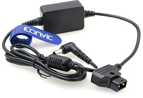 Eonvic D-Tap Adapter auf DC Barrel Stromkabel für Sony PXW FX9 FX6 Kamera