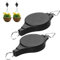 SOONHUA 2PCS Retractable Hanger,Hanging Basket Pulley,Adjustable Heavy Duty Plant Pulley Hook Baskets Pull Down Hanger Garden Plant Pot Hooks for Plants and Birds Feeder,Home Christmas Decorative