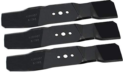 SECURA 3 Messer Set kompatibel mit Husqvarna Rider 94cm Aufsitzmäher 5055445-01 5796525-01 5796525-10