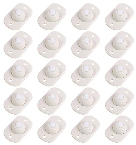 Gativs Kugelrollen für Möbel 20 Stück Kleine Möbel Kugelrollen Rollen für Möbel Kugelrollen Mini Möbelrollen Selbstklebende Rollen Räder 360 Grad Kugelrollen Klein Selbstklebende Lenkrollen für Mmöbel