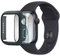 mtb more energy Hülle kompatibel mit Apple Watch 4, 5, 6, SE (40mm) - dunkelgrün - integrierter Displayschutz aus gehärtetem Glas - Rundum Schutz Bumper Gehäuse Schutzhülle Tempered Glass