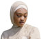 Txameru Hijab für Frauen Hijab Schal Muslim Rayon Crinkle Hijab mit Fransenrand, Beige, Large