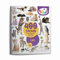 Artista 9315130 Stickerbuch Katzen, 400 naturgetreue Sticker, wiederverwendbar, für Erwachsene und Kinder ab 3 Jahren