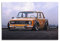 Auto-Poster Orange Coupe Lada 2103 Tuning Poster Dekorative Malerei Leinwand Wandposter und Kunstbild Druck Moderne Familie Schlafzimmer Dekor Poster 40 x 60 cm