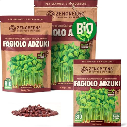 ZenGreens® - Semillas de mostaza Blanca ecológico - Elija entre 10g, 200g y 500g - brotes de sinapis alba - germinación de más del 97% - Microgreens