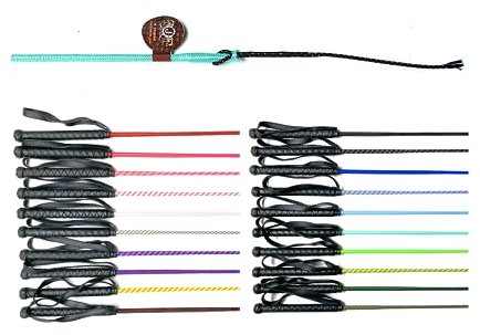 JA Horse Reitgerte Kinderreitgerte Dressurgerte Gerte mit Gummigriff und Handgelenkschlaufe 75/100 cm (90 cm, Mint)