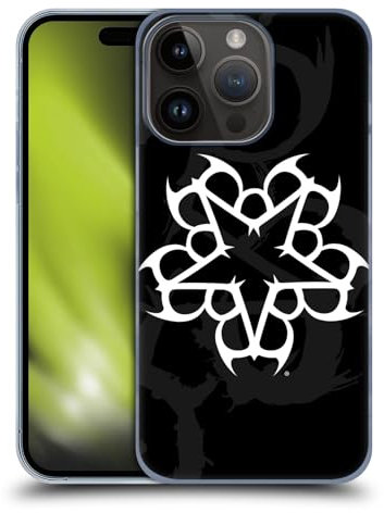 Head Case Designs Offizielle Black Veil Brides Firmenzeichen Kunst Der Band Harte Rueckseiten Handyhülle Hülle Huelle kompatibel mit Apple iPhone 15 Pro