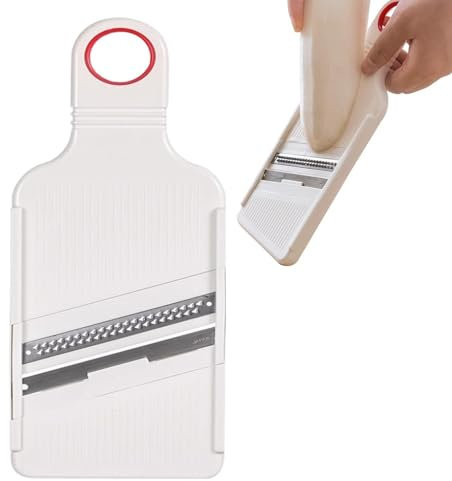 Mandolina rebanadora para cocina | Trituradora de verduras de mandolina con mango antideslizante,Herramientas para cocinar verduras para zanahorias, cebollas, repollo, repollo rojo, pepinos, patatas