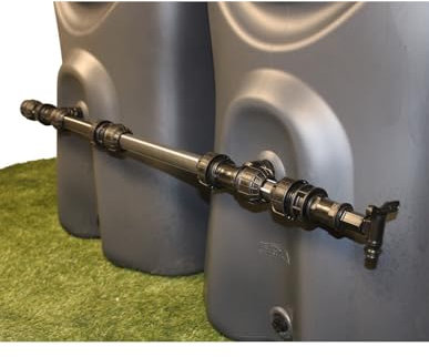 Multicuves - Kit de raccordement Rigide pour récupérateurs d'eau de Pluie (Filetage 3/4 - 20x27)