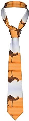 ZYVIA Desert Sand Camel Herren Anzug Krawatte Seide Stoff Weich Und Bequem Kein Verblassen Langlebig Dimensional Und Stilvoll Geeignet Für Männer Hochzeit Bankett Business, Schwarz , Einheitsgröße