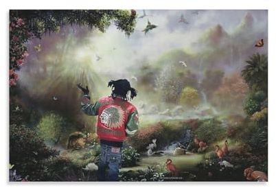 OmAju Chief Keef 1 Leinwand-Poster, Wandkunst, Schlafzimmer, Dekoration, Büro, Wohnzimmer, Küche, Geschenk, 30 x 45 cm