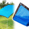 Rete Protezione Solare, Telo Parasole All'aperto Vele Ombreggianti a Traspirante, Antivento Antigrandine, Facile Da Installare, Telone Ombreggiante Serre, per Giardini, serra, Cortile, Gazebo(Blue,3*3