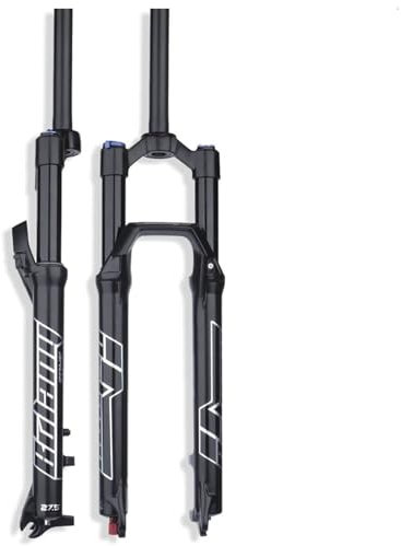 KLYso Forcella Anteriore MTB Air Con Tubo Dritto Da 1 1/8, Blocco Manuale/remoto, Freno A Disco Da 9 Mm, Forcella Ammortizzata For Bici, Corsa Da 140 Mm(Manual Lockout,29'')