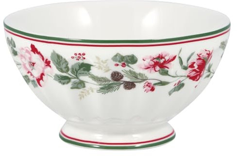 GreenGate Leonora French Bowl XLarge White 13,5cm