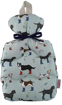 The Wheat Bag Wellie Boot Dogs Microwaveable Wheat Bag Bottle with English Lavender Scent - Hot or Cold Therapy Pack for Pain Relief & Relaxation