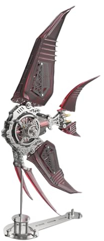 MetalMinds 3D Metall Puzzle Modellbausatz Erwachsene, DIY 3D Puzzle Mechanisch Fisch Modell, 529 Teile Steampunk Metall 3D Modell DIY Ornament Geschenke