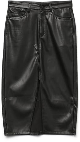 VERO MODA Damen Vmnatalie Hr Midi Pl Skirt Noos Vmnatalie Hr Midi Pl Skirt Noos (1er Pack)