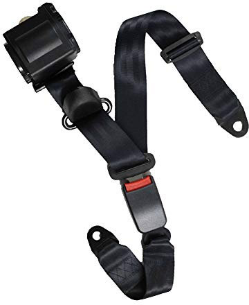 PRIMEGA Ceinture de sécurité 3 points, Ceinture de sécurité auto télescopique automatique, Accessoires automobiles de remplacement universels pourles enfants adultes et femmes enceintes