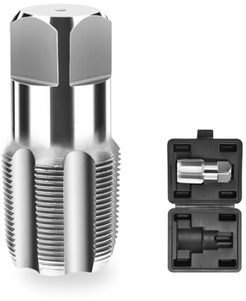 1-1/2 Carbon Steel NPT Tap, NPT Pipe Tap for Accurate Threads Plumbing
