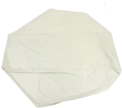 TOBBOMEY Oxford Gartenliege Abdeckung UV Beständig Beige 1 Stück Passend für Relaxsessel und Strandliegen im Außenbereich