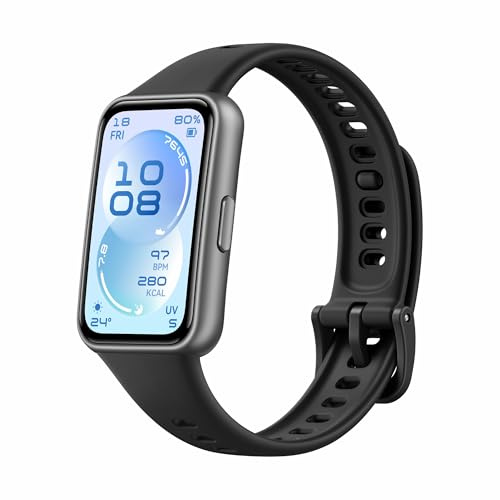 HUAWEI Band 11 Smartwatch, Fitness Tracker mit 1,62 AMOLED-Display, 1500 Nits, Herzfrequenz- & Schlaftracking, SpO2, Bis zu 14 Tage Akku, Emotionales Wohlbefinden, Bluetooth, Android & iOS, Schwarz