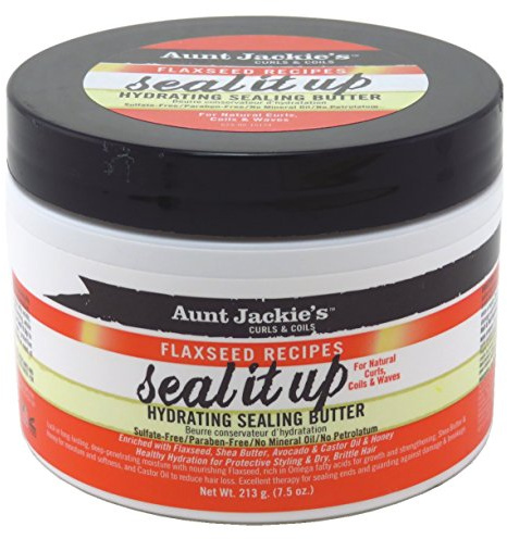 Aunt Jackies Seal It Up Hydrating Sealing Butter 7.5 Ounce (221ml) (3 Pack)
