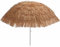 zeitzone Sonnenschirm Strand Hawaii Fransen Erdspieß Knickbar Tragetasche Braun-Beige