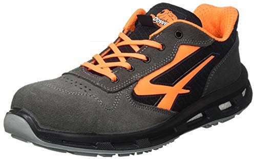 U-Power Red Lion® Orange, Scarpe Antinfortunistiche, Leggere e Confortevoli, Nylon Ultra Traspirante, Anti Perforazione, Suola Infinergy, Con Puntale In Alluminio (43)
