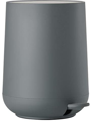 Zone Denmark Nova Mülleimer fürs Bad, Kosmetikeimer, Abfalleimer fürs Badezimmer, Durchm. 20,5 cm, Höhe 23,5 cm, Fassungsvermögen 3 Liter, Grau