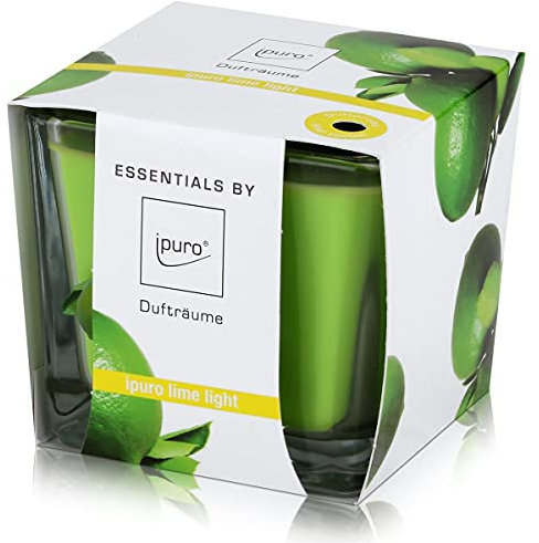 Ipuro Lime Light Duftkerze mehrfarbig 125 gr