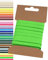 maDDma 5m Gummiband 6,6mm Gummilitze Wäschegummi elastisches Band Wäscheband Farbwahl, Farbe:neongrün