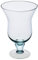 Clear Footed Glass Flower Vase Hurricane Design Centerpiece Display Setting 23cm