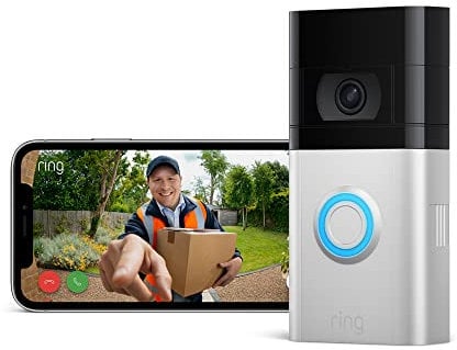 Ring Videotürklingel 3 Akku (Video Doorbell 3)| Türklingel mit Kamera, HD-Video, WLAN, Bewegungserfassung, Nachtsicht, Schnellwechsel-Akkupack| Video-Türsprechanlage für die Haustür, Alexa-kompatibel