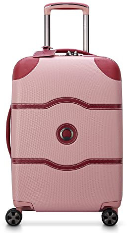 DELSEY PARIS - Chatelet Air 2.0 - Bagage Rigide à roulettes pivotantes, Rose, Carry-on 21 inch