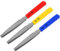Tarpop 3 Pieces Tapered Guitar Nut Files Nut Slotting Files Set Double Edge Fret File Electric Guitar Fret Tools Fret Crowning Files for Bass (Guitar)