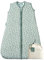 molis&co - Baby Schlafsack 2.5 TOG - Ganzjahres Schlafsack - Babyschlafsack Neugeborene - 100% Baumwolle (Oeko-TEX 100), ärmellos Winterschlafsack wattiert - Premium Qualität - Green Garden (60 cm)