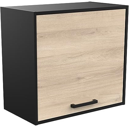 Demeyere Mueble de Cocina, Madera de ingeniería, Negro Mate