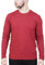 Mens Long Sleeve T-Shirt 100% Cotton Crew or Henley Neck Premium Top Wine