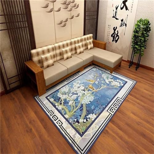 RUGMRZ Alfombra Infantil Impermeable Moda clásica Alfombra Lavable Lavadora alfombras Infantiles Lavables Alfombra bebe160X250cm