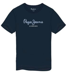 Pepe Jeans Herren Eggo N T-Shirt, Blau (Deep Sea Blue), L