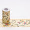 Jodimitty PVC Bordüre Selbstklebend 10 Meter x 10cm Blumenmuster Dekorative Wandbordüre Wasserdicht Taillenleiste Trim für Wohnzimmer Schlafzimmer (Gelbe Weinrebe Geblümt)