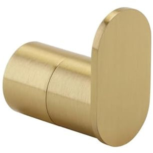 Brushed Brass Robe Hook, 4.6 cm