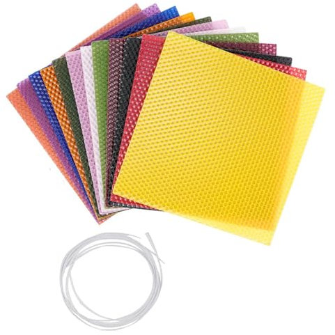 12 Wachsplatten für die Herstellung von Weihnachtsbastelsets für Kinder und Erwachsene, Weihnachtsdekoration, Basteln