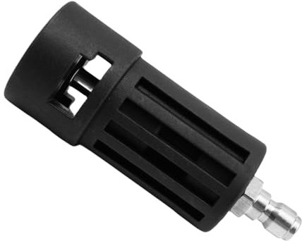 Compatible Pressure Washer Adapter, Replacement for Karcher K2-K7 Series Power Washer Accessory, 1/4 Quick Connect Adapter for Gun and Hose, Converts Female T-Clip to Quick Release Plug