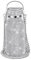 Blmirror Bling Wasserflasche Silber Strass Glitzer Flasche mit Kette Strassbesetzte Edelstahl Thermosflasche 350ml