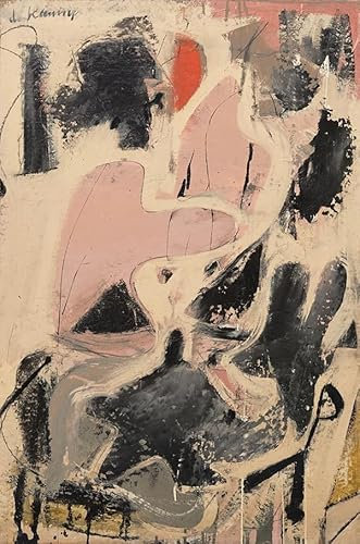 SGFGAD FHYWQ Willem De Kooning Poster Willem De Kooning Drucke Abstrakte Wandkunst Valentinstag1947 Bild Aquarell Leinwand Malerei Für Home Decor 60x90cm ungerahmt