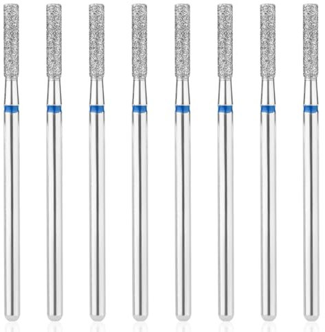 8pcs Cuticle Bit for Nail Drill, 0.08in Barrel Cuticle Clean Drill Bit Professional Cuticle Remover Nail Bit Gel Polishing Manicure Pedicure Cuticle Cleaner Tool for Nail Salon Manicure