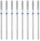 8pcs Cuticle Bit for Nail Drill, 0.08in Barrel Cuticle Clean Drill Bit Professional Cuticle Remover Nail Bit Gel Polishing Manicure Pedicure Cuticle Cleaner Tool for Nail Salon Manicure